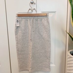 Aritzia sweat skirt
